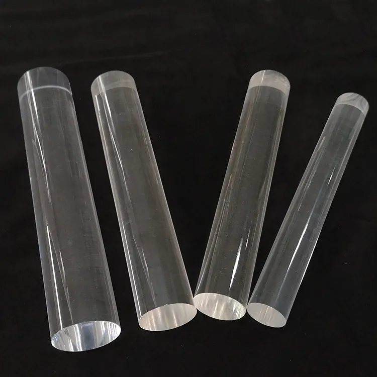Free Sample High Quality Plastic 2mm Hard Clear Acrylic Rods/Sticks