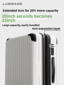 Maleta <span class=keywords><strong>de</strong></span> <span class=keywords><strong>Viaje</strong></span> Expandible <span class=keywords><strong>de</strong></span> Gran Capacidad para Niños, <span class=keywords><strong>de</strong></span> Neopreno y Poliéster, Duradera, con Contraseña, con Interfaz USB, 28 Pulgadas - Product Image 1