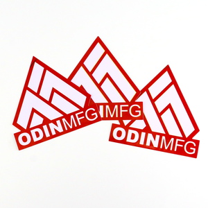 Pegatina de vinilo troquelada <span class=keywords><strong>PET</strong></span> autoadhesiva personalizada Logotipo de dibujos animados impermeable diseño redondo para decoraciones y promociones de coches - Product Image 6