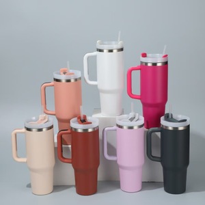 <span class=keywords><strong>Tasse</strong></span> de voiture en acier inoxydable de grande capacité transfrontalière <span class=keywords><strong>Tasse</strong></span> de paille à poignée isolée sous vide de deuxième génération pour les cadeaux d'affaires - Product Image 5