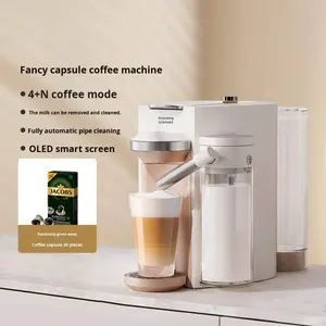 Cafetera de Cápsulas Scishare, Cafetera Pequeña para el Hogar, Totalmente Automática, Tres en Uno, con Espumador de Leche, Control por Aplicación, Compatible - Product Image 3