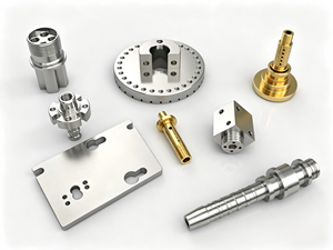 Pièces usinées CNC de haute précision en aluminium 6061-T6 et acier inoxydable, anodisées claires, sur mesure, pour fraisage et tournage de métaux - Product Image 1
