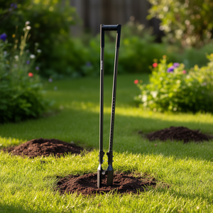 Pelle à trous manuelle VICTOR 57,5 pouces avec manche en acier au carbone et graduations, outil de jardinage extérieur - Product Image 2