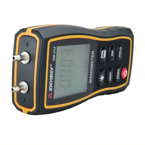 SNDWAY manomètre différentiel d'air <span class=keywords><strong>Portable</strong></span> 2 ports 3 gamme SW-512A B C manomètre pour mesurer la pression - Product Image 5