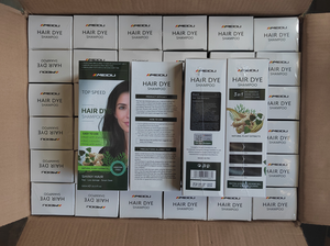 Champú negro Meidu con jengibre, tinte permanente para el cabello, para mujeres y hombres - Product Image 2