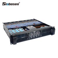Sinbosen DS-10Q nouveaux panneaux 4 canaux classe td amplificateur de son professionnel amplificateur de puissance 1500w