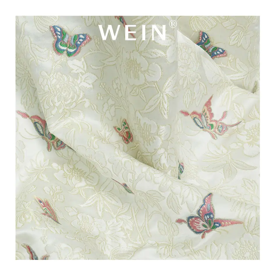 WI-ZP giá bán buôn mật độ cao thổ cẩm Jacquard vải sang trọng vải lụa mẫu miễn phí lụa Jacquard thổ cẩm vải