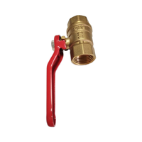 Vanne à boisseau sphérique manuelle en laiton de haute qualité, personnalisable OEM, garantie 3 ans, 1/2 DT, vente directe fabricant