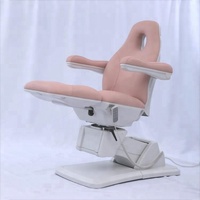 Table de massage électrique moderne BonnieBeauty pour hôpital, avec réglage électrique du dossier, de la hauteur, du repose-pieds et de l'inclinaison, coussin de 8 cm, pliable