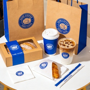 Gobelets en papier imprimés flexo écologiques, gobelets à café compostables avec design de marque personnalisé, solution d'emballage pour boissons chaudes de 16 oz - Product Image 3