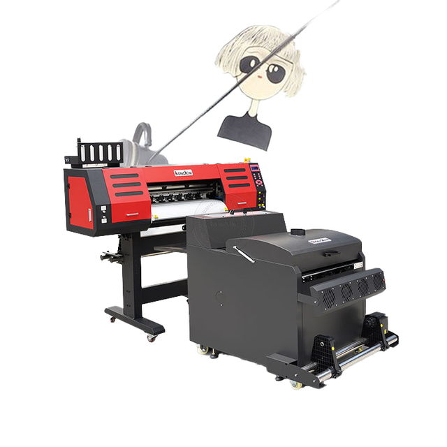 A1/A3 DTF Dual Xp600/i3200 Cheap Dtf Printer Printer T-shirt Dtf Printing Machine with Shaker Powder and Heat Press Machine