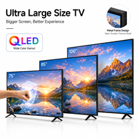 Proveedor de Fábrica de Televisores Inteligentes Android QLED 4K de 75, 85 y 100 Pulgadas al por Mayor para Importadores, Distribuidores y Proyectos Comerciales