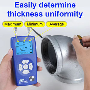 Ls215 320 मिमी 0.01 रिज़ॉल्यूशन पाइप अल्ट्रासोनिक मोटाई गेज स्टील धातु मोटाई माप अल्ट्रासोनिक मोटाई गेज - Product Image 5