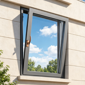 Window <strong>Removable</strong> Hinge Aluminum <strong>Glass</strong> Easy Clean Detach Tilt Turn Kitchen Grease Removal Windows - Product Image 3