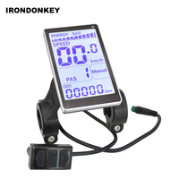 Écran vertical LCD pour vélo électrique Compteur de vitesse à cristaux liquides pour vélo de montagne Scooter Smart M5 Instrument Display