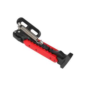Ulip Black Red 17CM Longer Adjustable Kickstand Side Beveled Mounting Holes Electric Scooter Foot Support <b>Footrest</b> Parking - Product Image 4