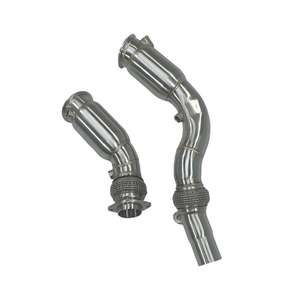 Tubi di Scarico ad Alte Prestazioni da 3.5\" a 3\" per BMW F80 M3 F82 M4, Collettore Dritto con Risonatore per Motore S55 3.0t - Product Image 1