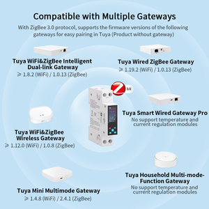TO-Q-SYS-JZT Zigbee Smart Home Tuya Intelligenter Stromzähler Smart Life Produkte mit LCD-Bildschirm 50A Messgerät TONGOU - Product Image 5