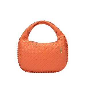 2024 leisure new retro shopping bag stylish simplicity underarm bag tote handbags for women woven Braided bag