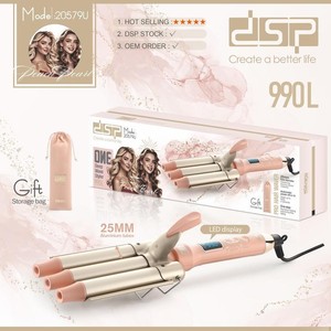 Rizador de pelo de aluminio DSP de 25 mm con pantalla LED para todo tipo de cabello - Product Image 1