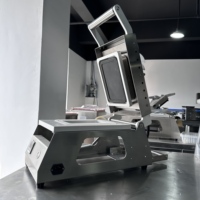 Scellant manuel de plateau en acier inoxydable de coupe de cercle de DS-2 Conception ergonomique pour une utilisation facile 304 pour récipient alimentaire