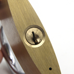 Cerradura de Cobre Completa Barata de China, Candado de Latón Amarillo de Alta Calidad de 40/50/60 mm con Llave Maestra - Product Image 6