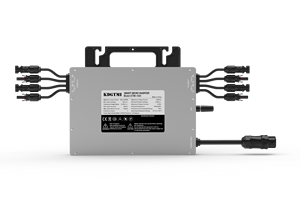 Micro onduleur léger sans transformateur 1400W à efficacité supérieure avec système de surveillance basé sur des applications à sortie unique à moindre coût - Product Image 4