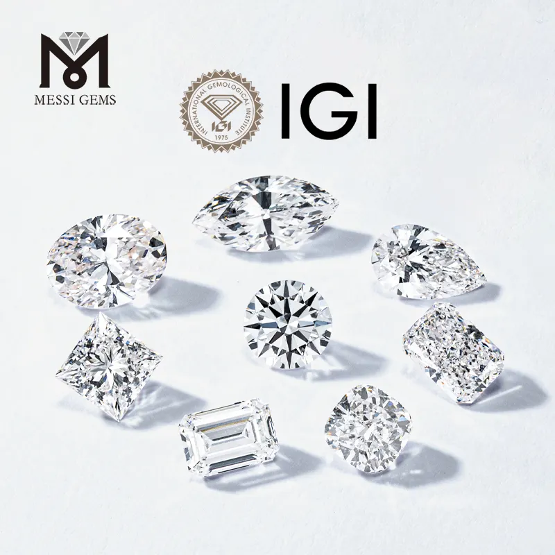 IGI GIA Certified 1ct Wholesale Lab Created Diamond HPHT CVD Lab Grown Diamond