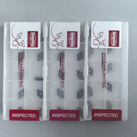 DCMT070208-PM AH725 Tungaloys Inserto de Carburo de Tungsteno de Alta Calidad Cuadrado para Torno CNC, Herramienta de Torneado Externo CVD, OEM Japón