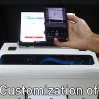 Mini impresora UV A5, aplicación QR, máquina de impresión automática de código para funda de teléfono móvil
