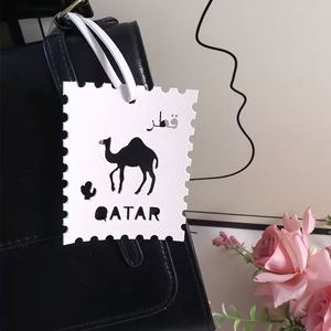 Qatar Camel Arabic Letter Pendant Creative <b>Bag</b> PU Leather <b>Charm</b> Car Lucky Pendant Accessory DIY Handbag <b>Charm</b> - Product Image 1