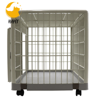 Cage à air pliable portable de voyage pour chat, accessoire en plastique, cage à air, convient aux animaux domestiques