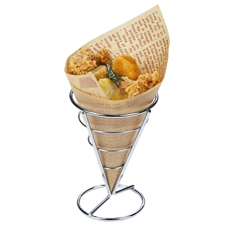 Подставка для картофеля фри модный дизайн металлический держатель для мороженого