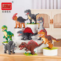 Série de dinosaures jurassiques, Tyrannosaurus Rex, blocs de construction 3D, modèle à assembler soi-même, puzzle éducatif, briques, jouet pour enfants, cadeau pour garçons