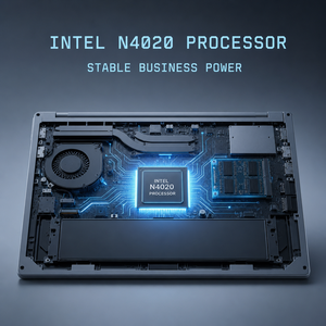 Notebook <span class=keywords><strong>PC</strong></span> Portatile OEM all'ingrosso da 15,6 pollici FHD IPS con Intel N4020, <span class=keywords><strong>8GB</strong></span> <span class=keywords><strong>RAM</strong></span>, 256GB SSD, Windows 11 Business, Grigio - Product Image 3