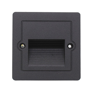 Lampe murale extérieure LED carrée blanc chaud 3500K étanche 110-240V à montage en surface, lumière de jardin en alliage d'aluminium, garantie 10 ans - Product Image 2