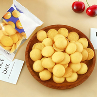 Biscuit rond au jaune d'œuf salé Halal 60g, collation pour les clients d'hôtel, pâtisserie quotidienne, biscuits ronds au jaune d'œuf