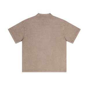 Polo de Hombre de Alta Calidad, Transpirable, <span class=keywords><strong>con</strong></span> Cuello de Botones en Contraste, Doble <span class=keywords><strong>Bolsillo</strong></span>, Mangas Cortas, Impresión Digital - Product Image 3