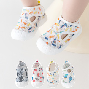 รองเท้าแตะเด็กแบบสวม Unisex สำหรับฤดูร้อน เด็กวัยหัดเดิน 1-3 ปี กันลื่น พื้นนุ่ม ระบายอากาศได้ดี กันน้ำ แบบสวมครึ่งน่อง - Product Image 2