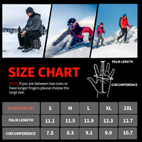 Gants de ski chauffants Dr.Warm 7.4V, imperméables, coupe-vent, gants d'hiver, batterie rechargeable améliorée, gants de chasse chauffants