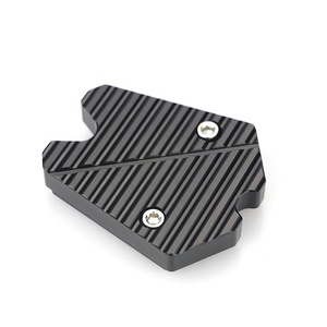 Moto CNC alluminio ingrandisci piastra supporto laterale ingranditore cavalletto estensione Pad per Vespa GTS GTV 250 <span class=keywords><strong>300</strong></span> <span class=keywords><strong>ie</strong></span> - Product Image 4