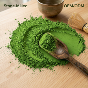 Poudre de Matcha Premium Biologique de Qualité Cérémoniale Thé Vert Pur Japonais Finement Broyé Naturel Vrac Fournisseur de Thé en Gros en Stock - Product Image 1