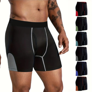 <b>Custom</b> Sport Underwear Men Breathable Comfortable Quick Dry Soild Plus Size Men <b>Boxer</b> Briefs - Product Image 1