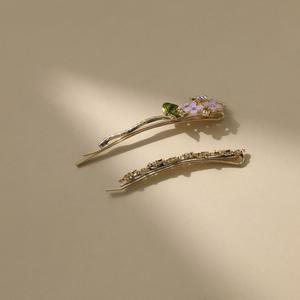 Gran oferta, nueva moda, estilo coreano, horquilla de Metal con margaritas dulces, flequillo lateral para mujer, pinza para el cabello, accesorios para el cabello que no dañan el cabello - Product Image 6