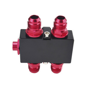 Adaptateur de thermostat de refroidisseur d'huile PQY avec raccords An10 pour la mise à niveau et la rénovation du moteur - Product Image 1