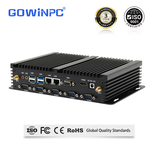 <span class=keywords><strong>PC</strong></span> industriel robuste sans ventilateur à quatre cœurs - Température de fonctionnement de -40 à 80 °C - Processeur Core i5 i7 - Mini-ordinateur embarqué SSD/HDD 6200U 6300U 7200U 8250U - Product Image 3