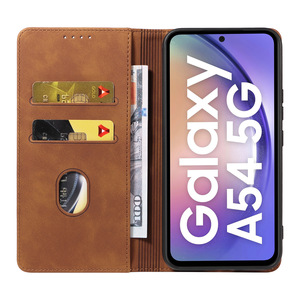 Custodia a Portafoglio Ultra Sottile con Chiusura Magnetica Potente per <span class=keywords><strong>Samsung</strong></span> <span class=keywords><strong>Galaxy</strong></span> A17 A55 5G, in Pelle PU Anti-Graffio, con Protezione a Flip e Scomparti Multipli per Carte - Product Image 5