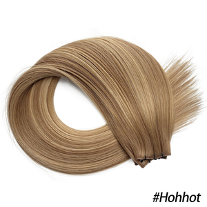 Extensioni <span class=keywords><strong>per</strong></span> <span class=keywords><strong>capelli</strong></span> Genius Weft a doppia trama, in <span class=keywords><strong>capelli</strong></span> umani europei, sottili e invisibili - Product Image 5