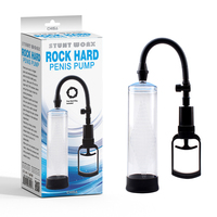Pompe à pénis manuelle Rock Hard, agrandisseur de pénis masculin, pompe à vide à pression négative, dispositif d'entraînement à l'érection du pénis, jouet sexuel pour adultes
