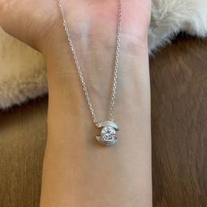 Collar con Colgante de Plata de Ley S925, Estilo Chino Nuevo, con Diseño de Lunares Cepillados, Bolsa de la Suerte, Accesorio de Moda de Lujo y Temperamento Exquisito - Product Image 3